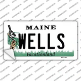 Wells Maine Novelty Sticker Decal Small