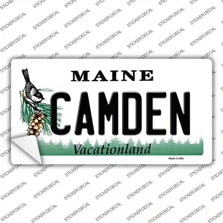 Camden Maine Novelty Sticker Decal Small