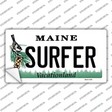 Surfer Maine Novelty Sticker Decal Small