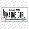 Maine Girl Novelty Sticker Decal Small