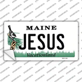 Jesus Maine Novelty Sticker Decal Small