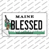 Blessed Maine Novelty Sticker Decal Small