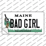 Bad Girl Maine Novelty Sticker Decal Small