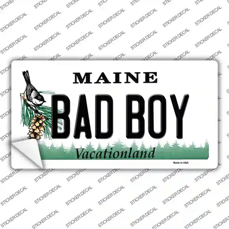 Bad Boy Maine Novelty Sticker Decal Small