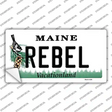 Rebel Maine Novelty Sticker Decal Small