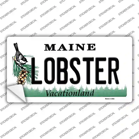 Lobster Maine Novelty Sticker Decal Small