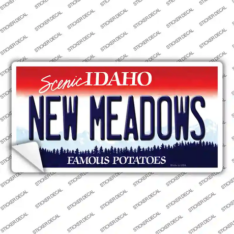 New Meadows Idaho Novelty Sticker Decal Small