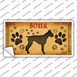 Boxer Novelty Sticker Decal Small