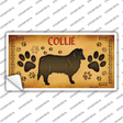 Collie Novelty Sticker Decal Small