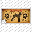 Greyhound Novelty Sticker Decal Small