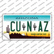 Cu N Az Novelty Sticker Decal Small