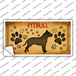 Pitbull Novelty Sticker Decal Small