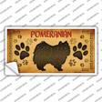 Pomeranian Novelty Sticker Decal Small