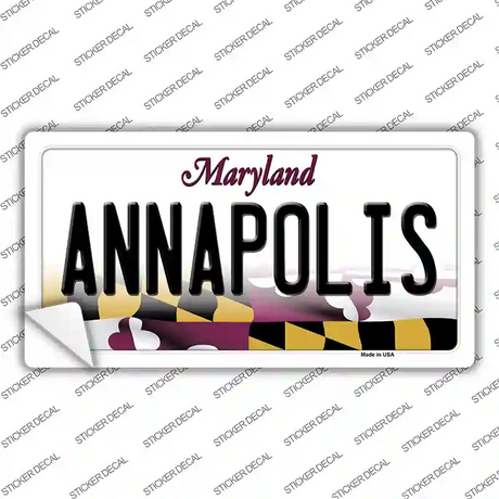 Annapolis Maryland Novelty Sticker Decal Small