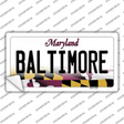 Baltimore Maryland Novelty Sticker Decal Small