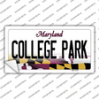 College Park Maryland Novelty Sticker Decal Small