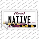 Native Maryland Novelty Sticker Decal Small