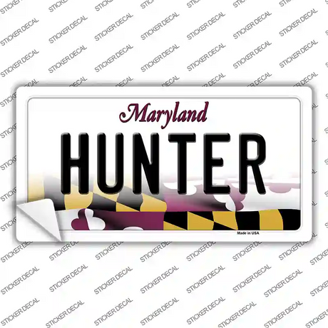 Hunter Maryland Novelty Sticker Decal Small