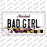 Bad Girl Maryland Novelty Sticker Decal Small