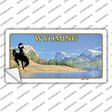 Wyoming Blank Novelty Sticker Decal Small