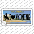 I Love Wyoming Novelty Sticker Decal Small