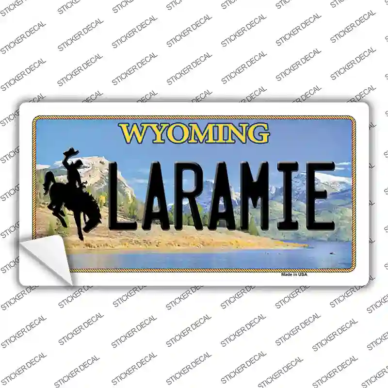 Laramie Wyoming Novelty Sticker Decal Small