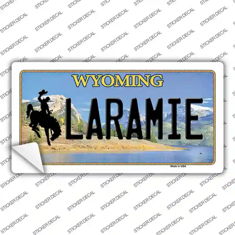 Laramie Wyoming Novelty Sticker Decal Small