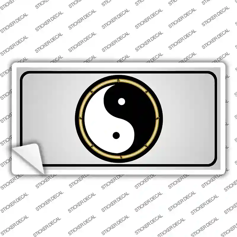 Yin And Yang Novelty Sticker Decal