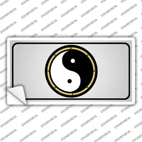 Yin And Yang Novelty Sticker Decal