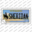 Sheridan Wyoming Novelty Sticker Decal Small