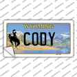 Cody Wyoming Novelty Sticker Decal Small