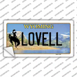 Lovell Wyoming Novelty Sticker Decal Small