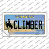 Climber Wyoming Novelty Sticker Decal Small