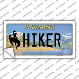 Hiker Wyoming Novelty Sticker Decal Small