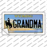 Grandma Wyoming Novelty Sticker Decal Small