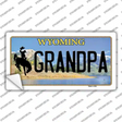 Grandpa Wyoming Novelty Sticker Decal Small