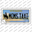 Moms Taxi Wyoming Novelty Sticker Decal Small