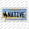 Native Wyoming Novelty Sticker Decal Small