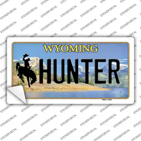 Hunter Wyoming Novelty Sticker Decal Small