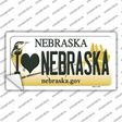 I Love Nebraska Novelty Sticker Decal Small