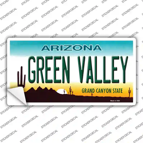 Green Valley Arizona Novelty Sticker Decal Small