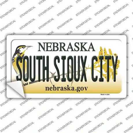 South Sioux City Nebraska Novelty Sticker Decal Small