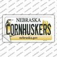 Cornhuskers Nebraska Novelty Sticker Decal Small