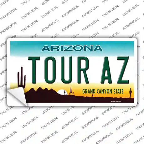 Tour Az Novelty Sticker Decal Small