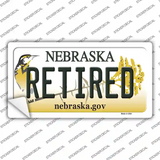 Retired Nebraska Novelty Sticker Decal Small