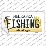 Fishing Nebraska Novelty Sticker Decal Small