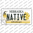 Native Nebraska Novelty Sticker Decal Small