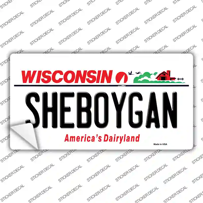 Sheboygan Wisconsin Novelty Sticker Decal Small