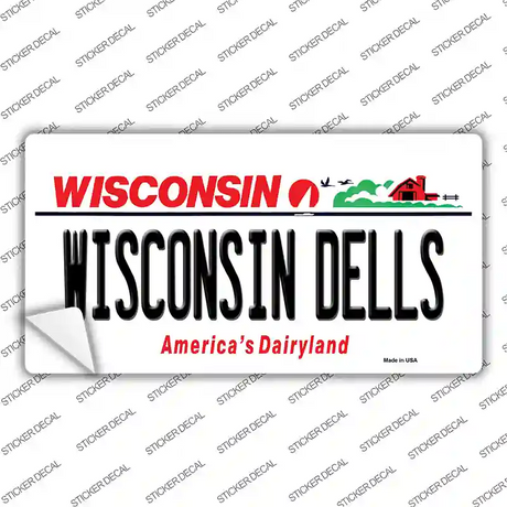 Wisconsin Dells Wisconsin Novelty Sticker Decal Small