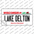 Lake Delton Wisconsin Novelty Sticker Decal Small